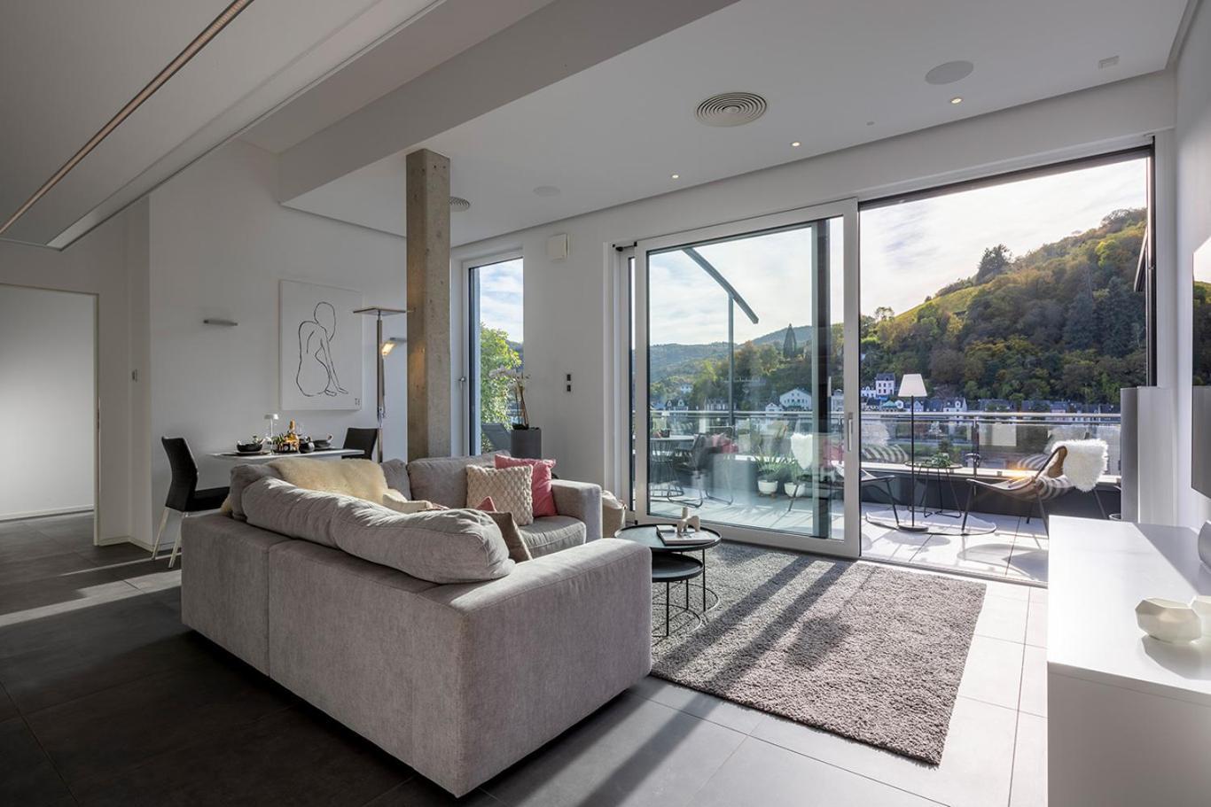 Neu Penthouse Moseltop Luxus Design Klima 2P Traben-Trarbach Extérieur photo